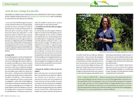 articles Sylvie Bonvin
